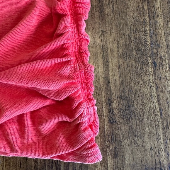 Free People | Boulevard Rouched Crop Tank in Guava Berry Red, NWT - Picture 6 of 11